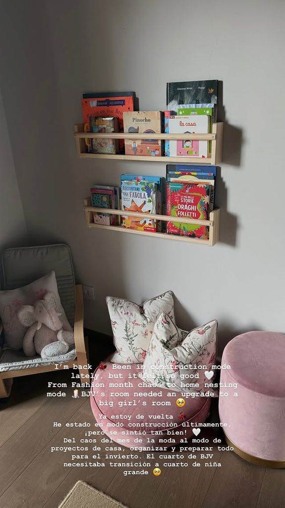 Sharon Fonseca muestra un vistazo de la habitación de ‘niña grande’ de su hija Blu