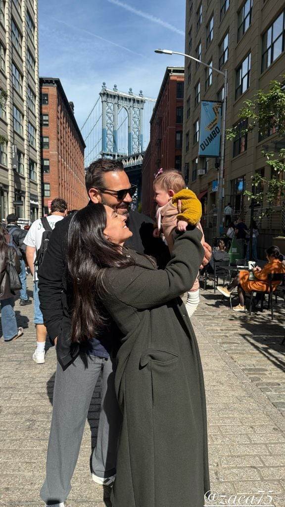 Ana Brenda Contreras presume las fotos más dulces del primer viaje de su hija Aria
