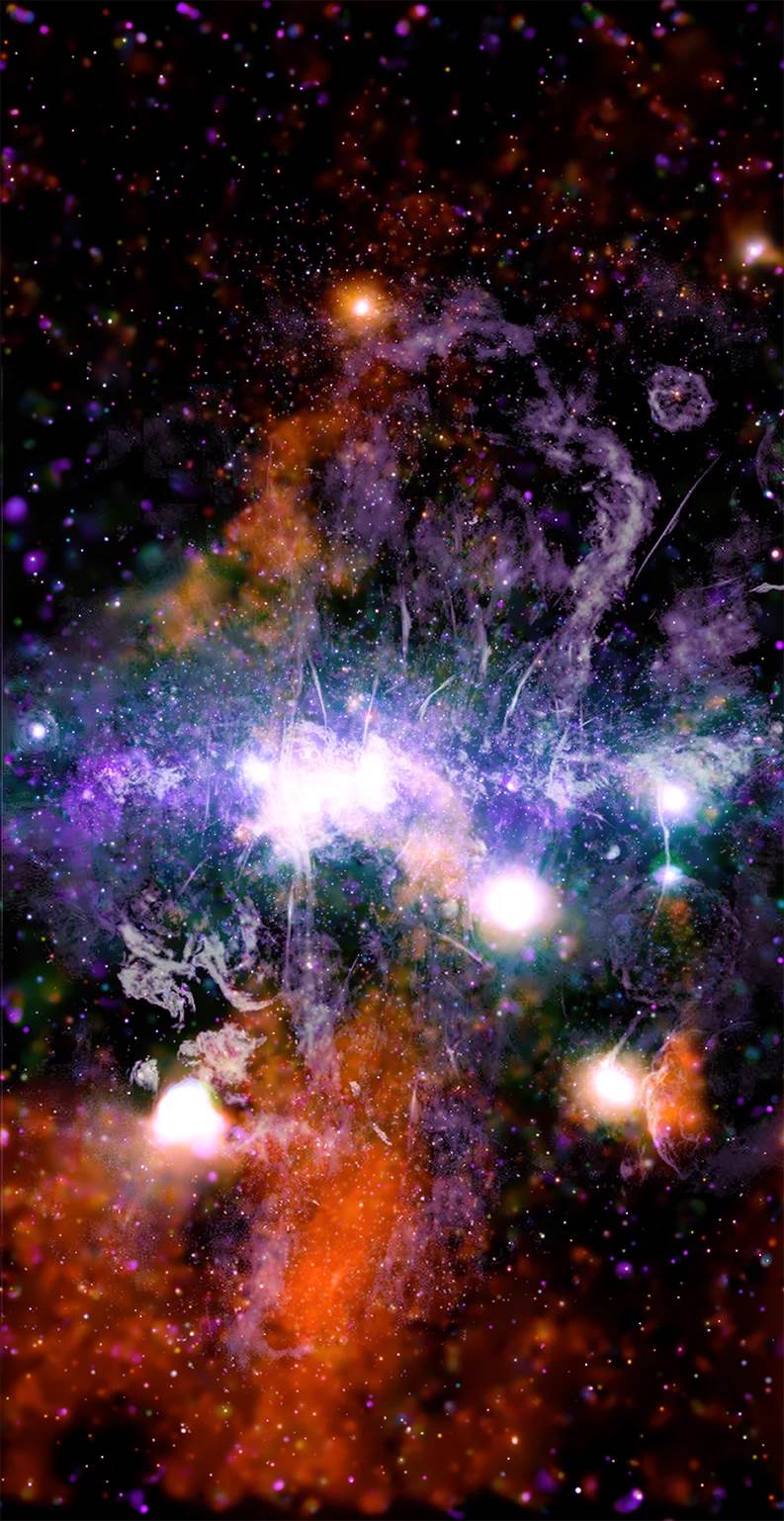  ¿Cómo se ve el centro de nuestra galaxia? La NASA compartió fotos impactantes 