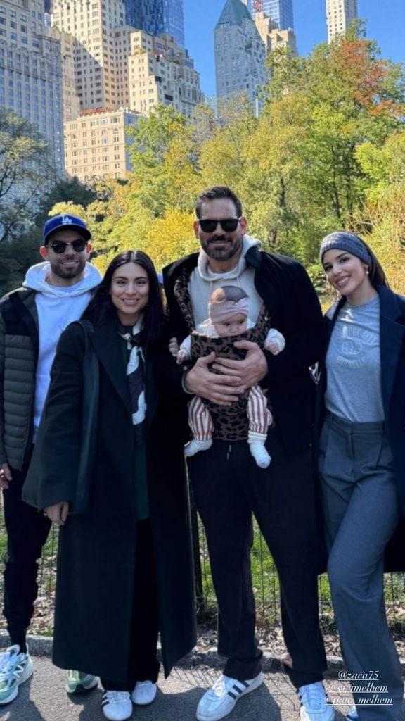 Ana Brenda Contreras presume las fotos más dulces del primer viaje de su hija Aria