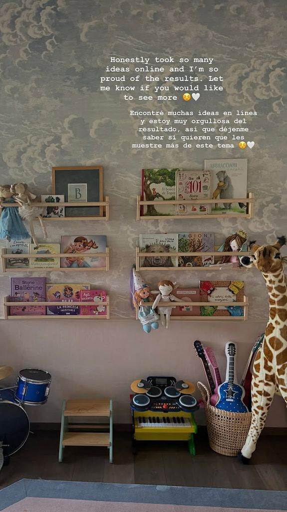 Sharon Fonseca muestra un vistazo de la habitación de ‘niña grande’ de su hija Blu