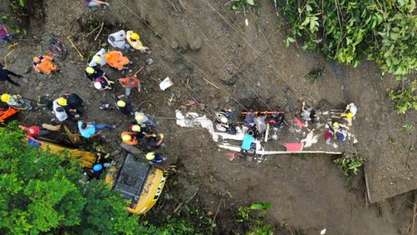 Colombia: deslave en zona montañosa deja al menos 27 muertos