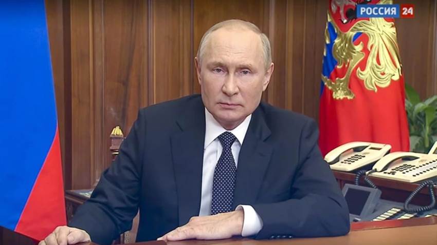 Putin anuncia movilización de reservistas y amenaza enemigos