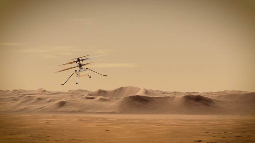 Nasa planea sexto vuelo de helicóptero espacial Ingenuity en Marte