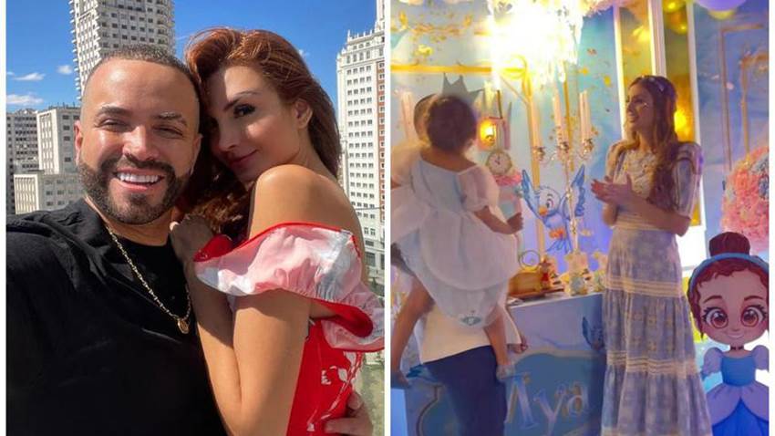 Nacho Mendoza y Melany Mille celebran el cumpleaños de su hija con una fiesta de ‘Cenicienta’