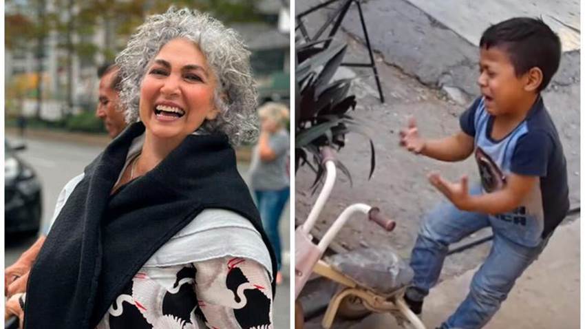 Amanda Miguel reacciona al video de Chucho, el pequeño que canta con gran sentimiento ‘Castillos’