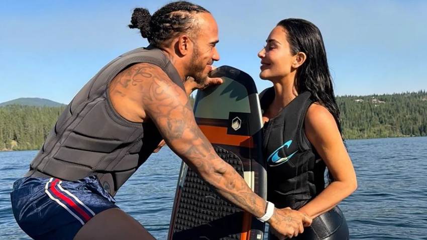 Lewis Hamilton comparte fotos junto a Kim Kardashian y sus hijos: ‘Mantén a tu gente cerca’
