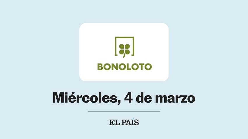 Bonoloto: comprobar sorteo del miércoles 4 de marzo