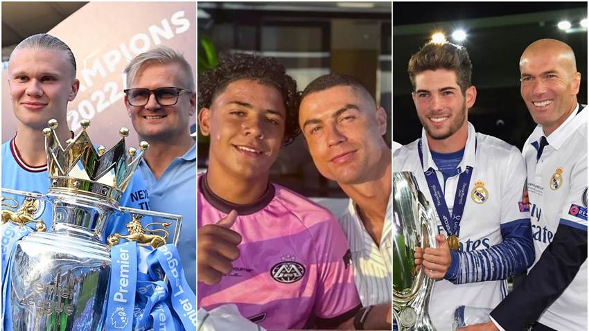¡De tal palo, tal astilla! Futbolistas famosos que siguen los pasos de sus padres