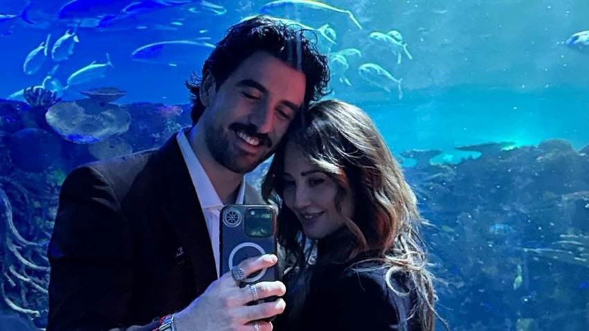 Andrea Legarreta y su novio Luis Carlos Origel derrochan miel en el concierto de The Weeknd