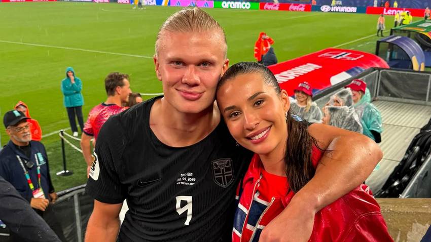Erling Haaland e Isabel Haugseng: la historia de amor del Mundial que gana notoriedad