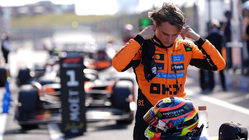 Piastri se lleva la ‘pole’ en Zandvoort; Hadjar, los vítores