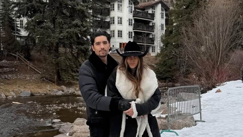 Álex Fernández y su esposa, Alexia Hernández, disfrutan de un romántico viaje a Vail