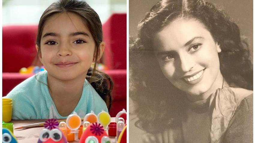 El asombroso parecido entre Aitana, hija de Eugenio Derbez, y su abuela doña Silvia