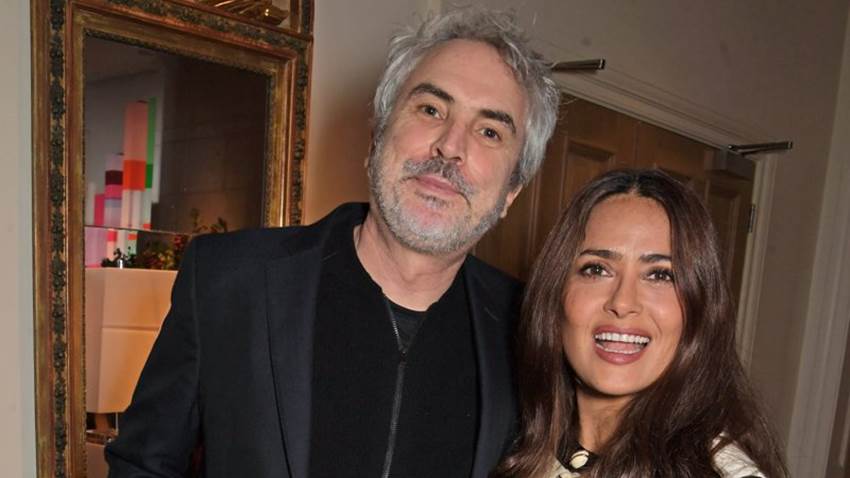 Salma Hayek y Alfonso Cuarón, juntos de vacaciones con sus familias