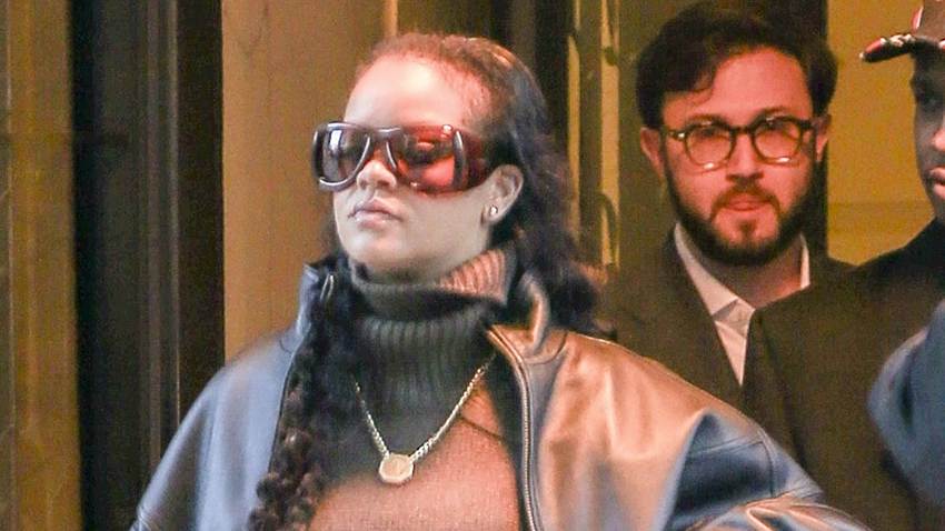 Rihanna reaparece en Nueva York con un fuerte dispositivo de seguridad, tras el tiroteo de su mansión