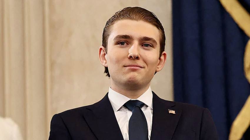 Barron, el hijo menor de Donald Trump, da el salto a los negocios con su nueva marca