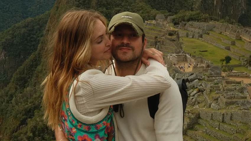 Chiara Ferragni hace turismo en Perú junto a su novio colombiano José Hernández