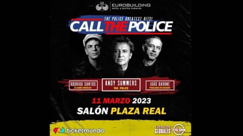 “Call The Police” llega a Venezuela con Andy Summers para rendir tributo a The Police