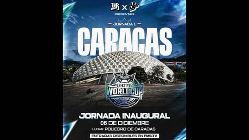 Caracas será la sede de la jornada inaugural del mundial “Freestyle World Cup”