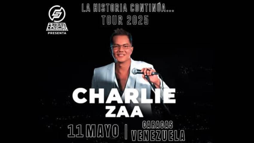 Charlie Zaa celebrará el “Día de las Madres” con un concierto inolvidable en Caracas