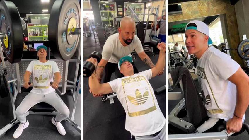 Chyno Miranda está decidido a ponerse en forma tras sus delicados problemas de salud