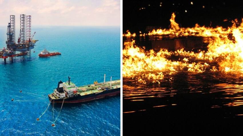 ¿Por qué se incendió el océano en el Golfo de México? Te explicamos el accidente