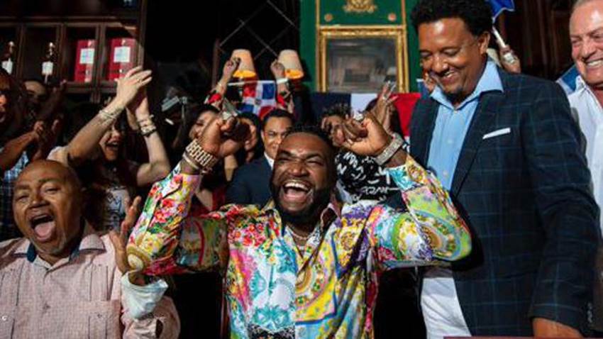 David Ortiz ‘Big Papi’, celebra con sus seres queridos su ingreso al Salón de la Fama