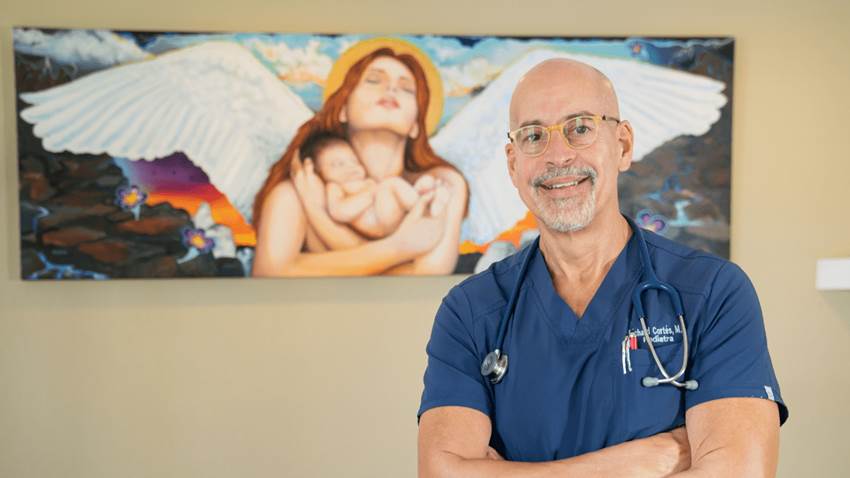 Dr. Richard Cortés: nació para ser pediatra