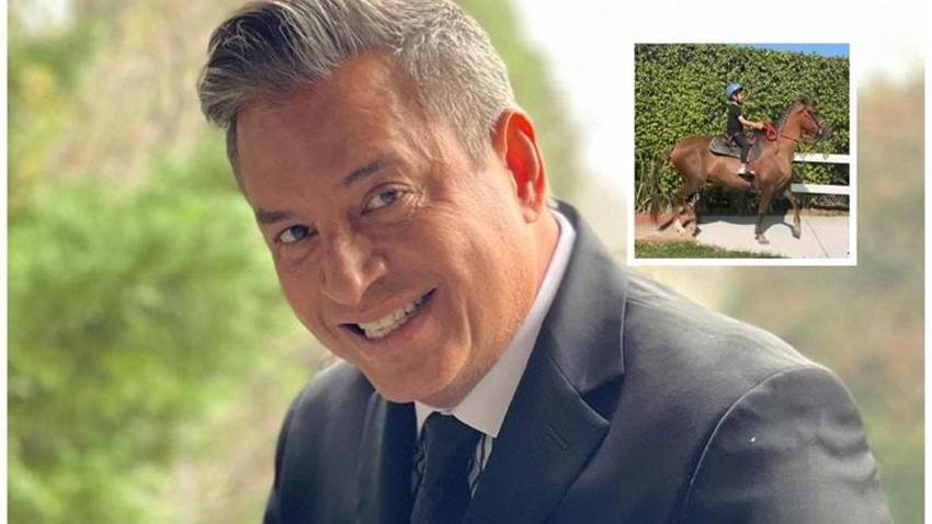 Orgulloso, Daniel Sarcos muestra que su hijo ‘El Churri’ es todo un talentoso jinete
