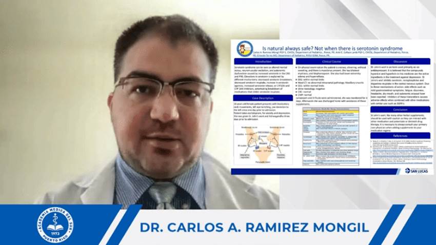 Suplemento natural para depresión provoca síndrome de serotonina en paciente de 16 años puertorriqueño