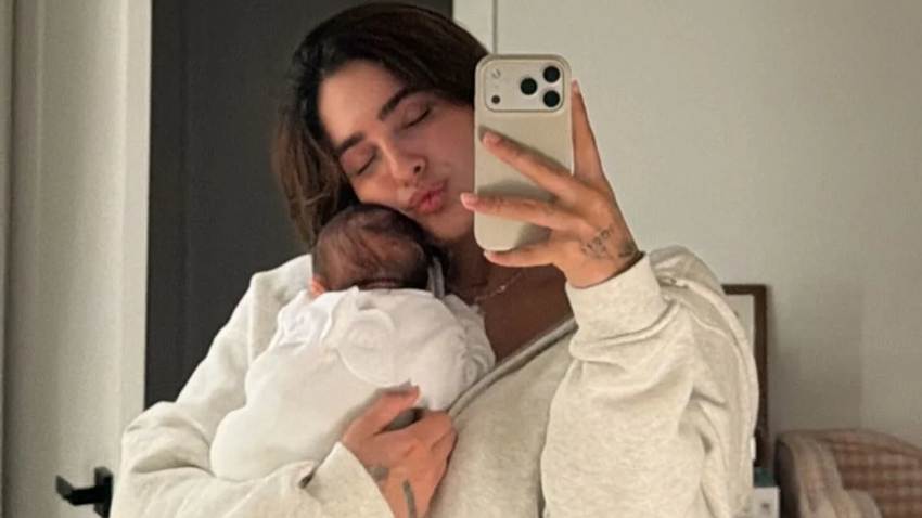 Isabella Ladera comparte nuevas y tiernas fotos tras le nacimiento de su bebé: ‘En las nubes estoy’