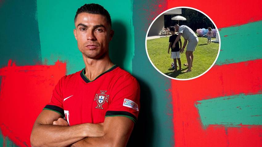 Cristiano Ronaldo prepara a su hijo Mateo para seguir sus pasos en el fútbol