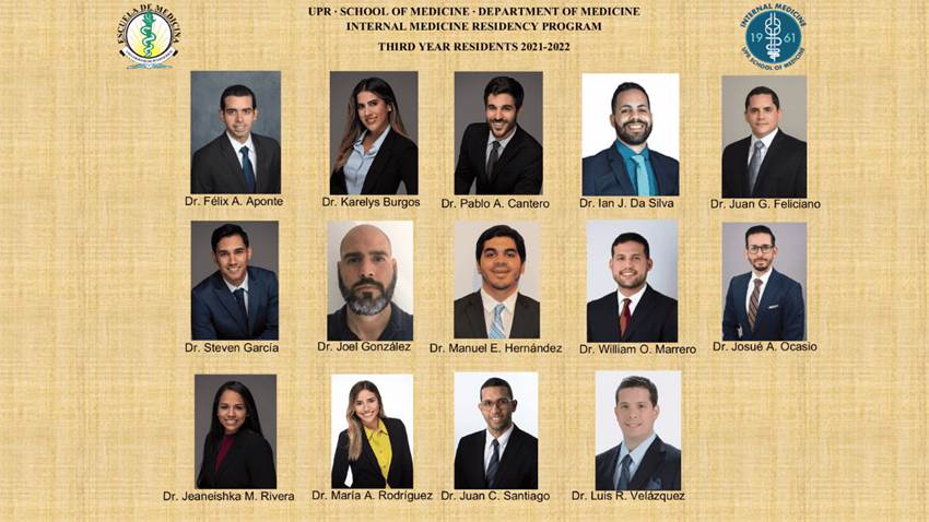 Residentes de Medicina Interna de la UPR aprobaron en un 100% el American Board of Internal Medicine