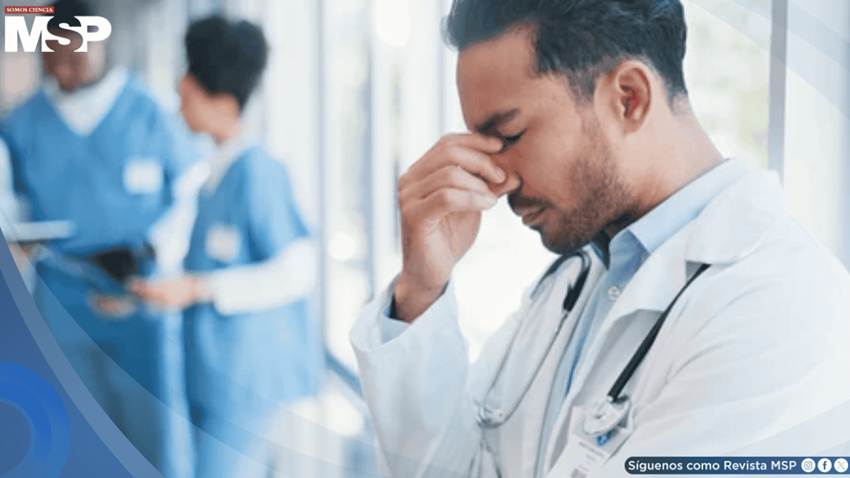 Más de la mitad de los médicos presentaría síntomas de burnout: agotamiento profesional en altos niveles