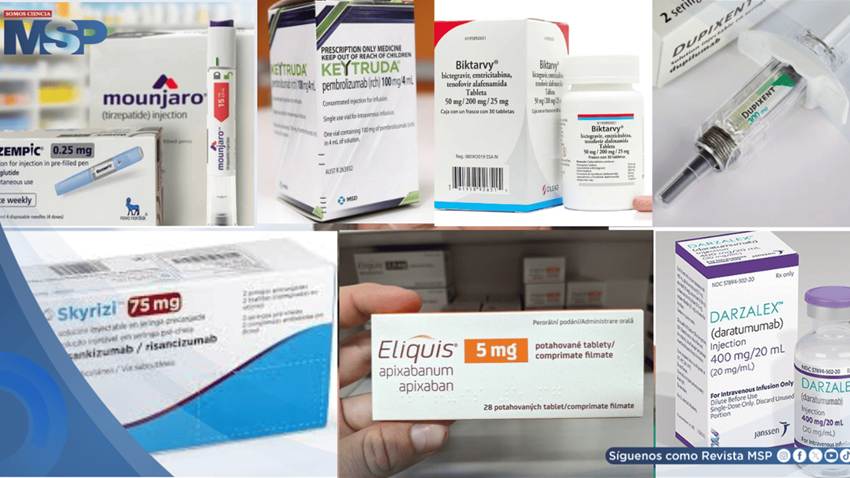 Los 7 medicamentos más vendidos del mundo en 2025: ¿Cuáles fueron y para qué sirven?