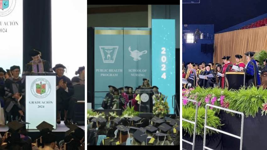 Historias de orgullo y pasión motivan a más de 800 profesionales de la salud graduados en Puerto Rico