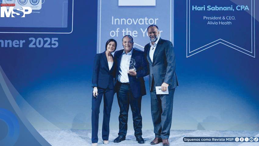 Hari Sabnani, CEO de Alivia Health, recibe el premio 