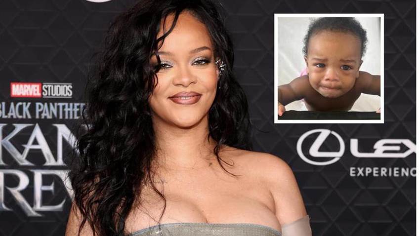 La tierna ‘rabieta’ del bebé de Rihanna al saber que su hermano irá a los Oscar y él no
