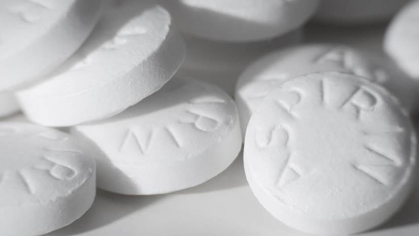 ¿Cuándo es necesaria la suspensión del uso de aspirina combinada con warfarina?