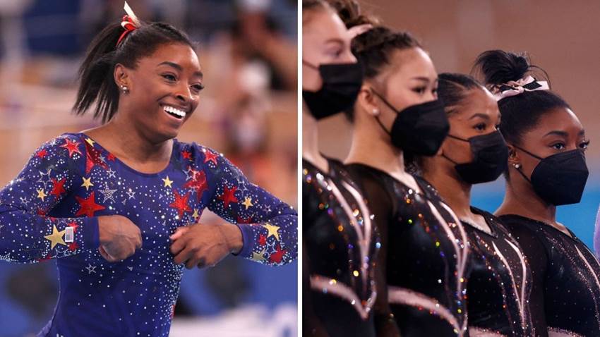 Las gimnastas de EEUU impactaron con sus uniformes ¡tenían miles de cristales Swarovski!