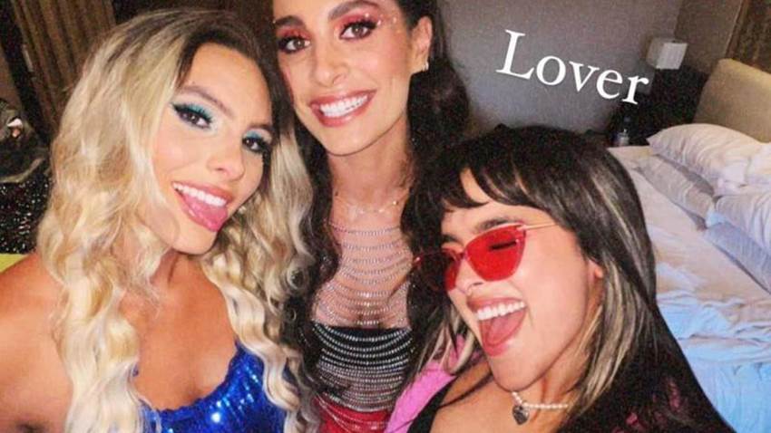 Lele Pons y su prima Isadora Figueroa disfrutan del concierto de Taylor Swift en México