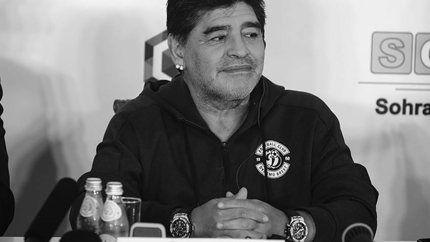 Muere el comandante de la sublime selección campeona del 86’ Diego Armando Maradona