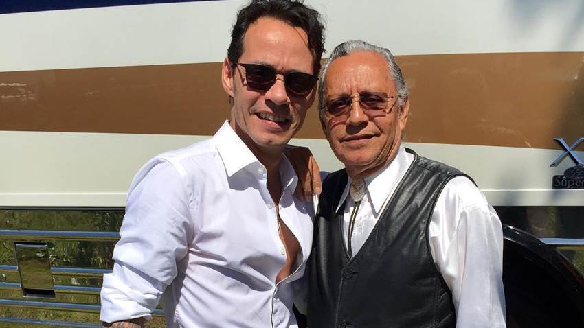 ¡Marc Anthony está de fiesta! su querido padre cumple 85 años