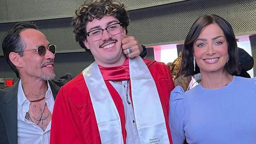 Con orgullo, Marc Anthony y Dayanara Torres celebran la graduación universitaria de su hijo mayor