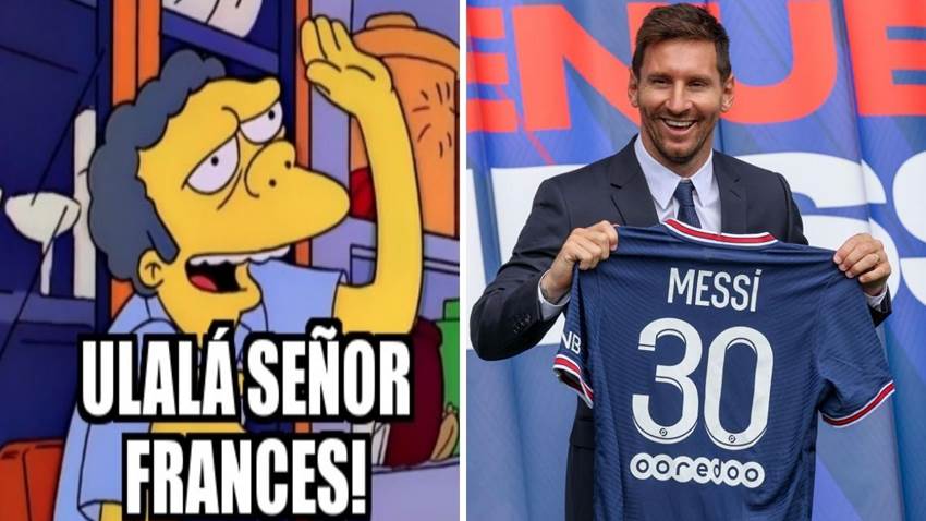 Messi llegó al Paris Saint-Germain y desató los memes más elegantes de Francia en redes