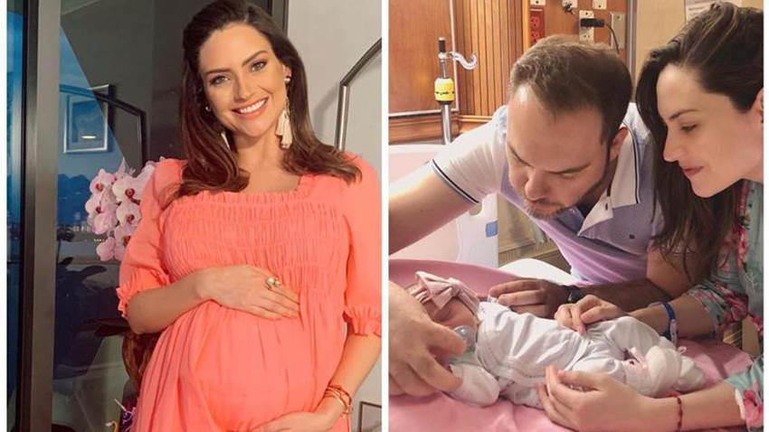 Michelle Galván le da la bienvenida a su bebé y ya sabemos su nombre