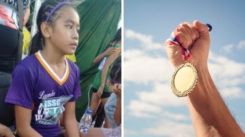 Rhea Bullos: la niña que corrió descalza porque no tenía tenis, pero ganó oro