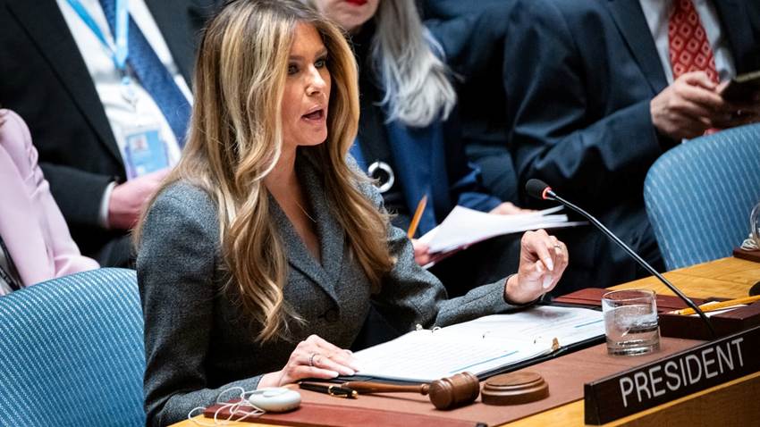 Melania Trump preside una sesión del Consejo de Seguridad dedicada a “educación y menores en zona de conflicto”