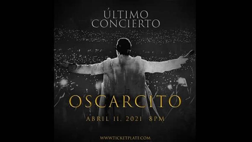 Oscarcito se retira de los escenarios con un concierto virtual